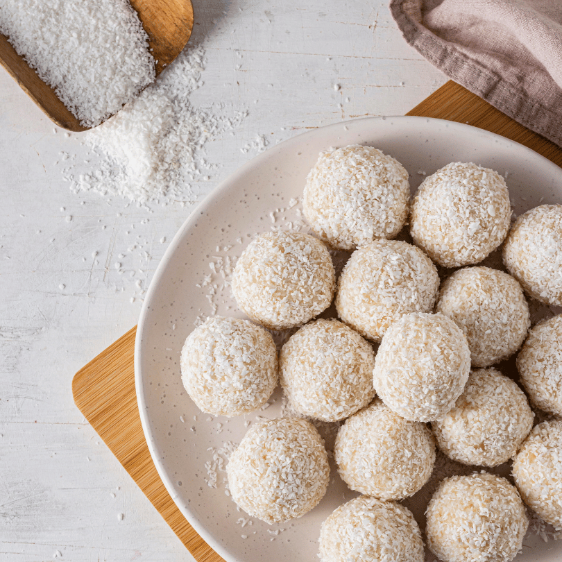 Kourabiedes Biscuits Grecs de Noël aux Amandes