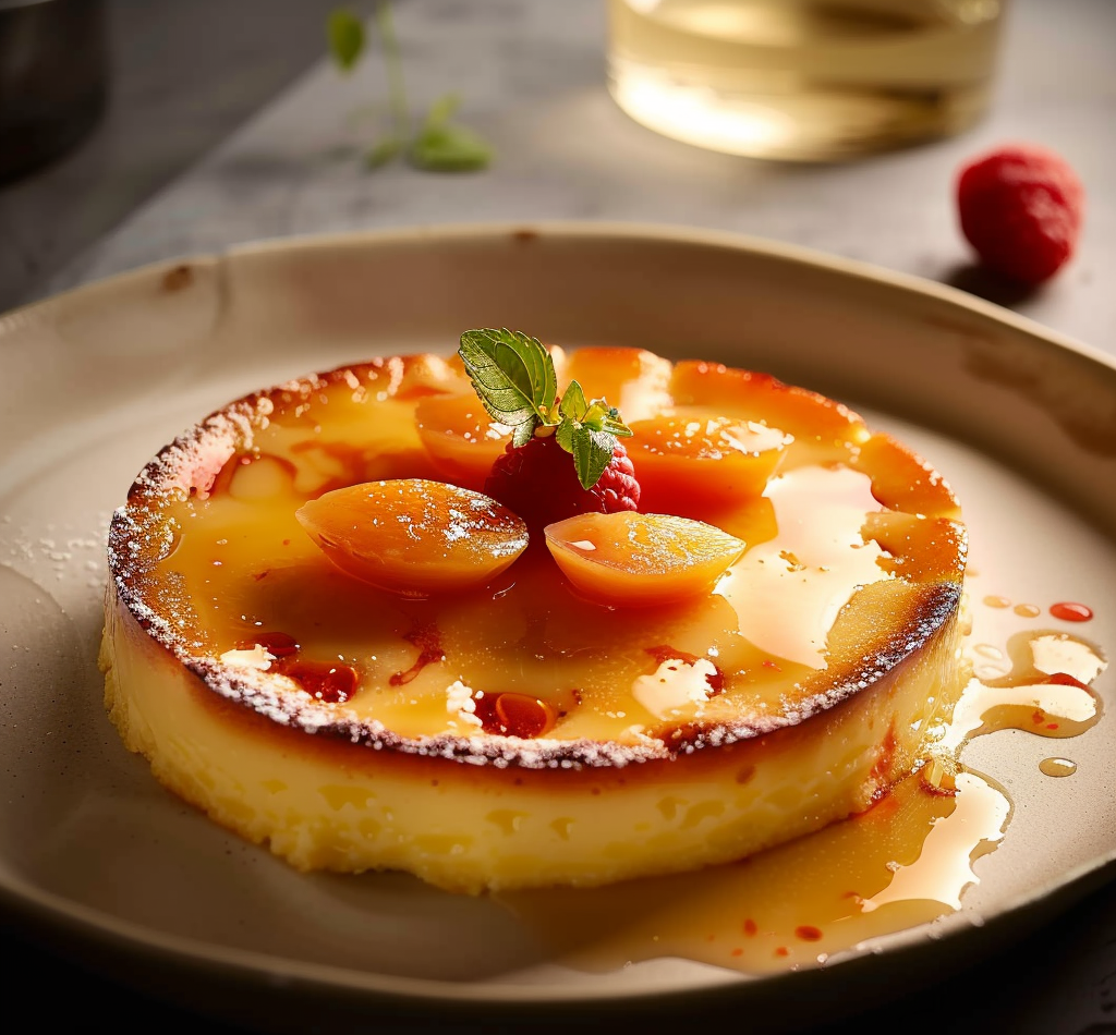 Flan Pâtissier aux Pêches : Recette Facile et Délicieuse