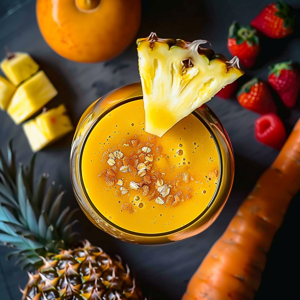 Smoothie Carotte et Ananas